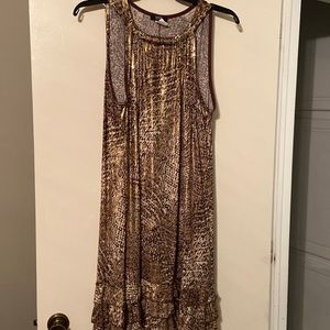 Cute shimmery MSK size 2X halter cocktail dress
